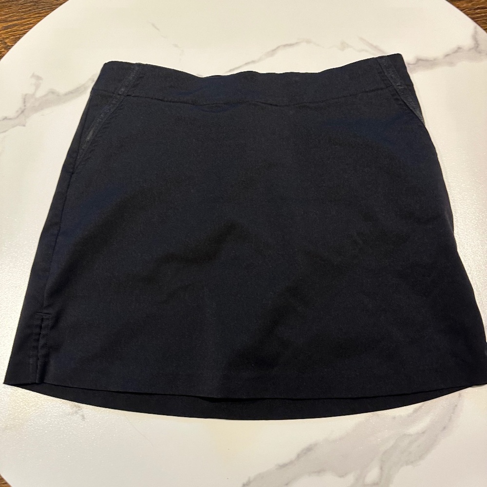 Black Golf Skort